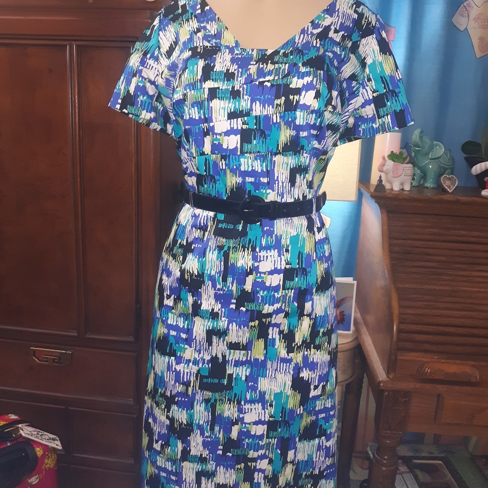 TAHARI ARTHUR S. LEVINE DRESS SZ 16W